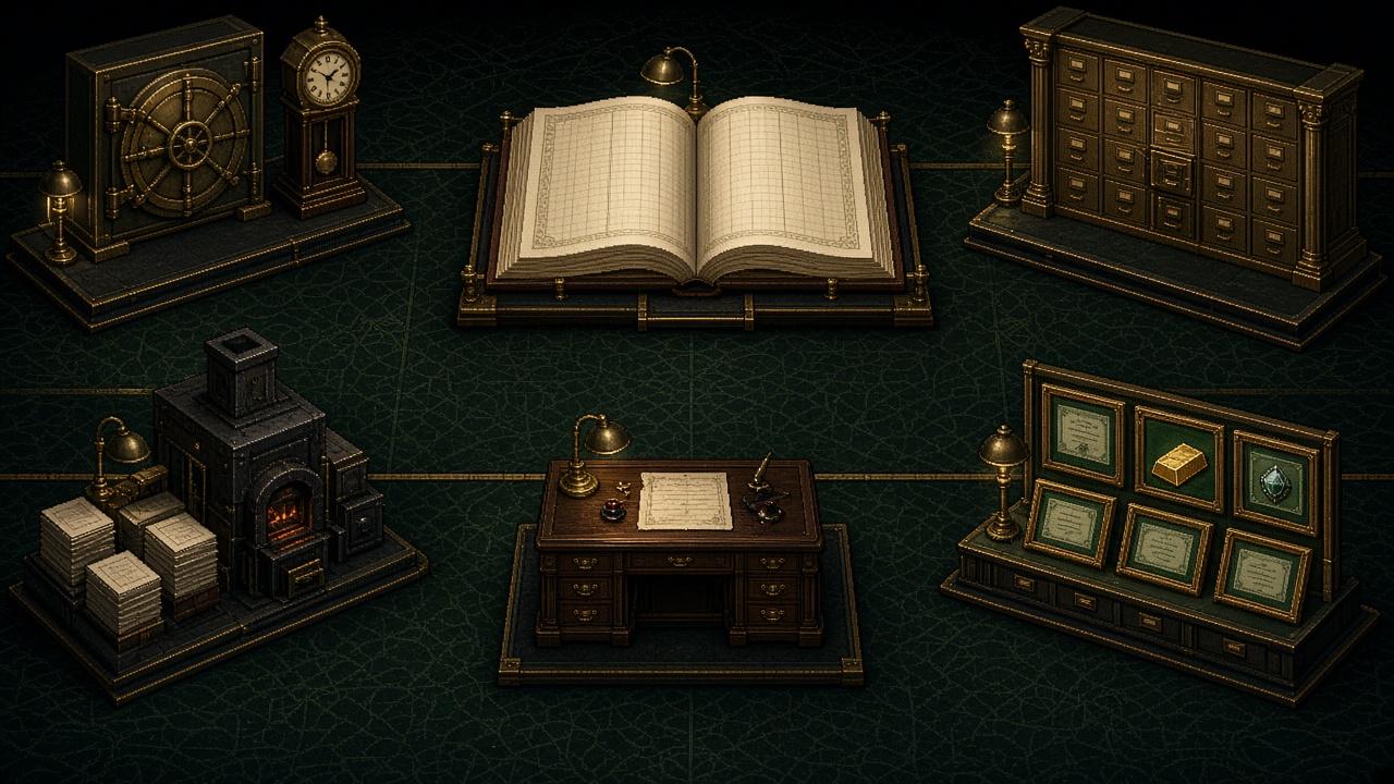 The counting house — six rooms of the maison